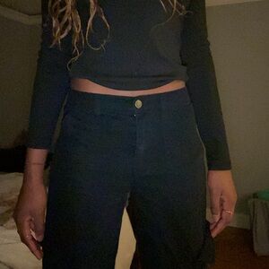 S, XS fashion nova black pants